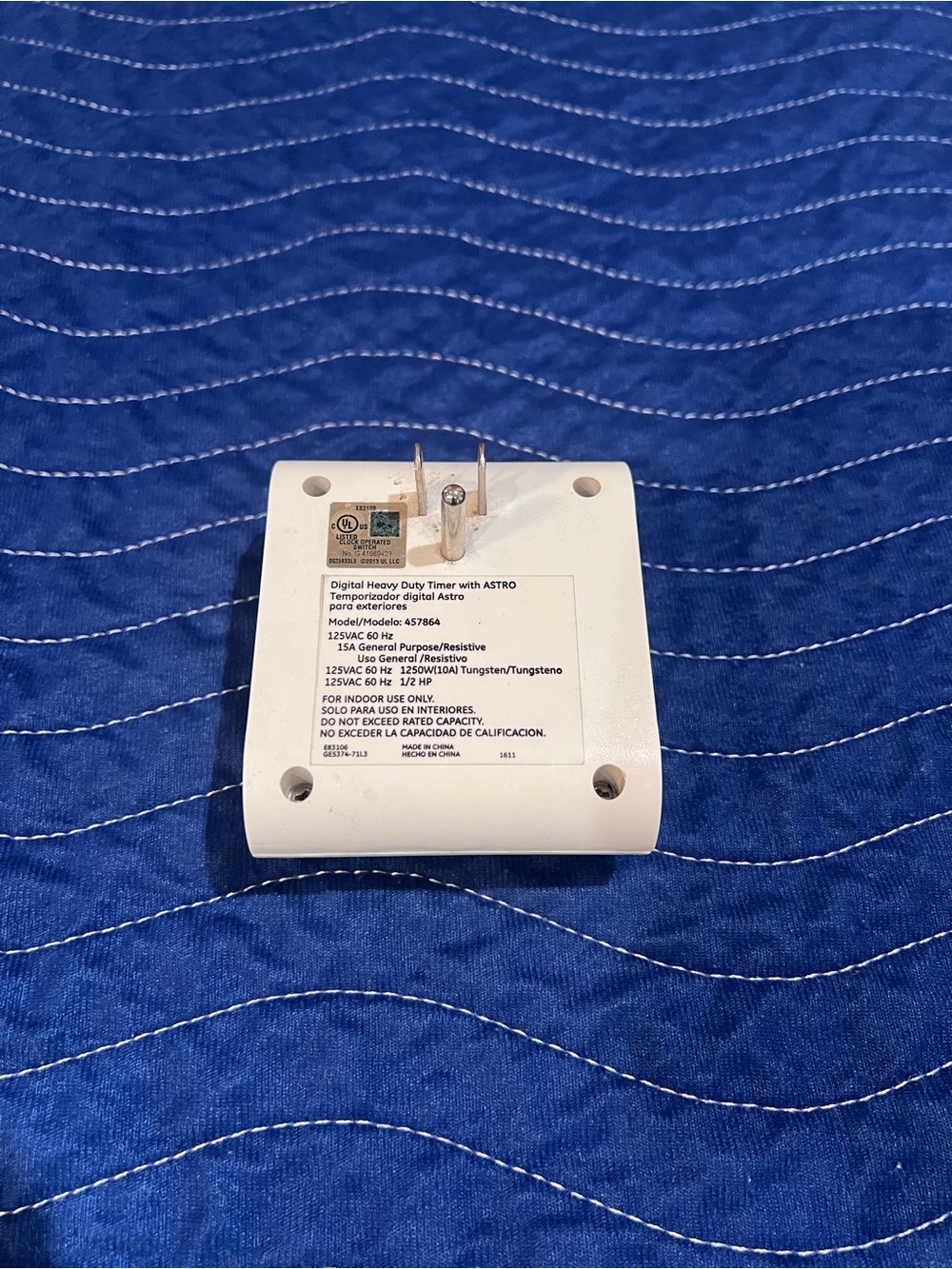 Digital Timer Outlet Controller - White - Picture 2 of 4
